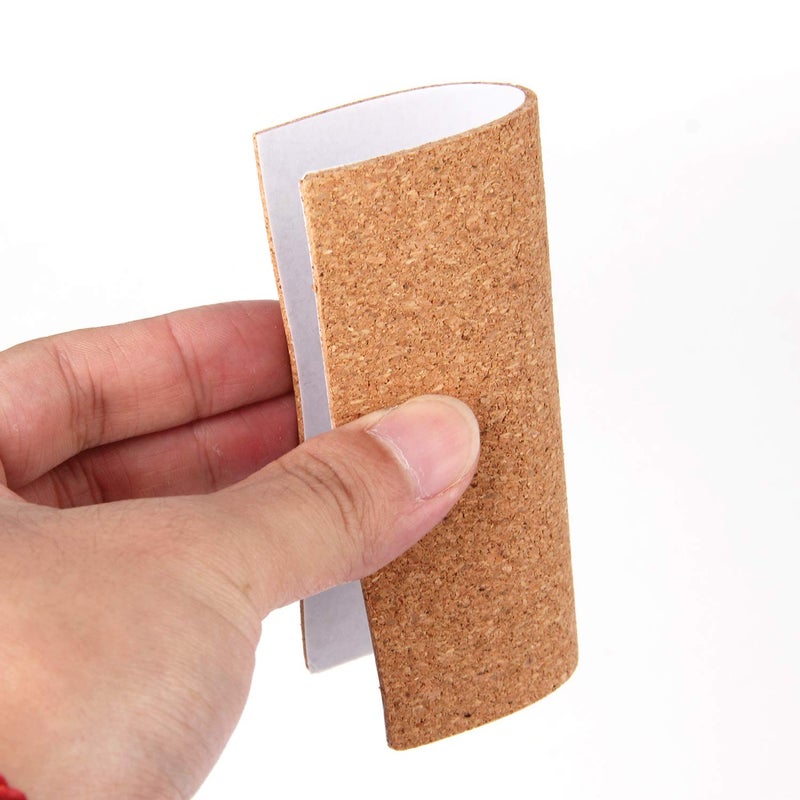 Arroyner 110 Pack Self Adhesive Cork Squares and Round DIY Adhesive Cork Board for Coasters and DIY Crafts - Image 2